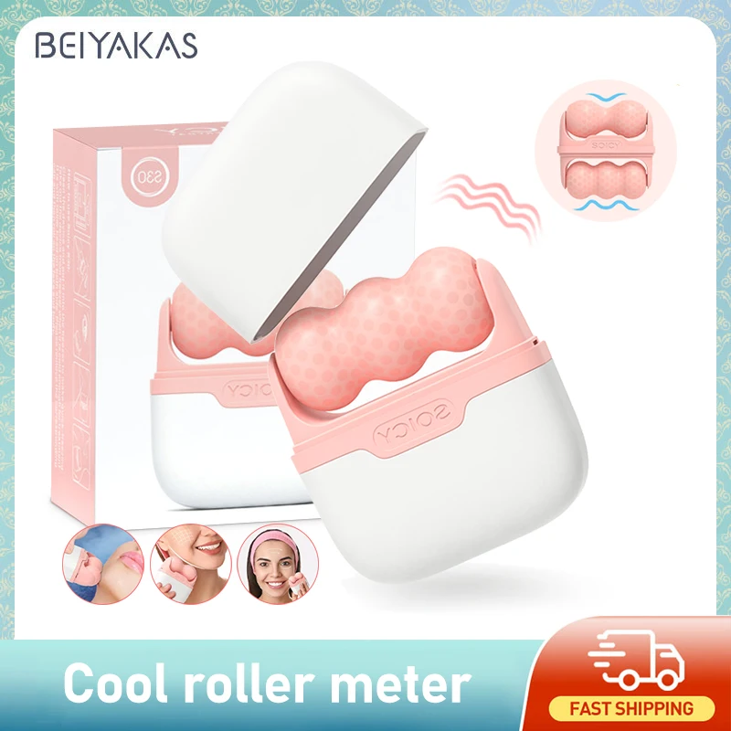 Face Ice Roller Puffiness - 페이스와 눈가 부기 완화, 편두통 통증