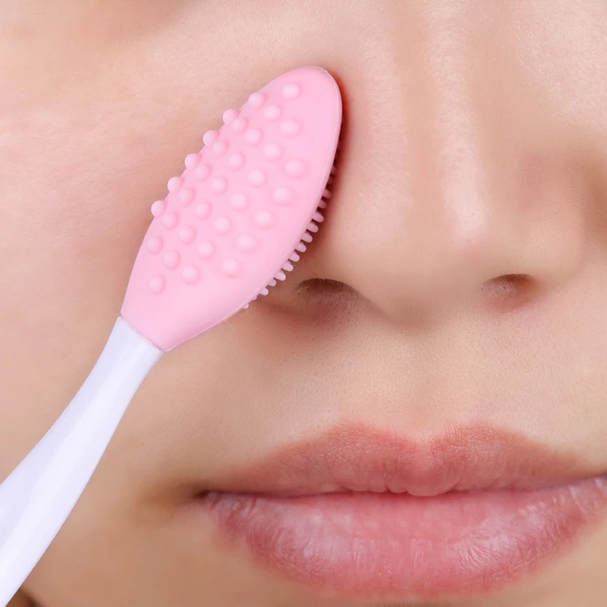 Silicone Face Scrubber Electric - 1PC/4PCS 뷰티 스킨 케어 워시 페이스