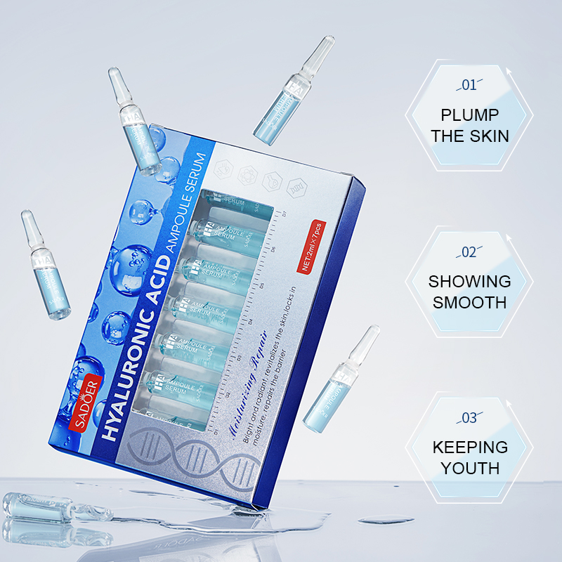 Hyaluronic Acid Facial Serum - 히알루론산 앰플 에센스 앰플, 히알루론산 에센스