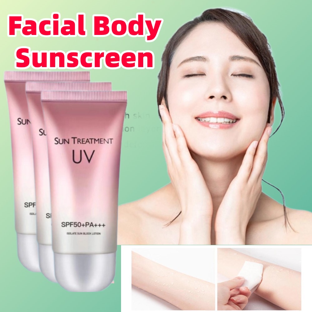 Spf 50 Waterproof Sunscreen - 60ml 방수 페이셜 바디 썬 스크린