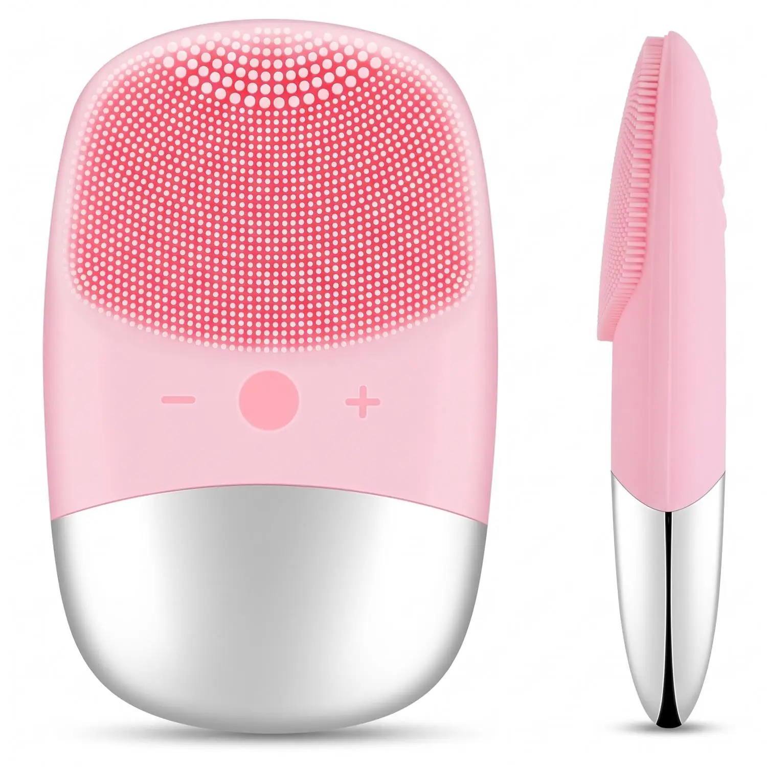 Silicone Face Scrubber Electric - 얼굴 전용 전기 실리콘 클렌징 브러시,