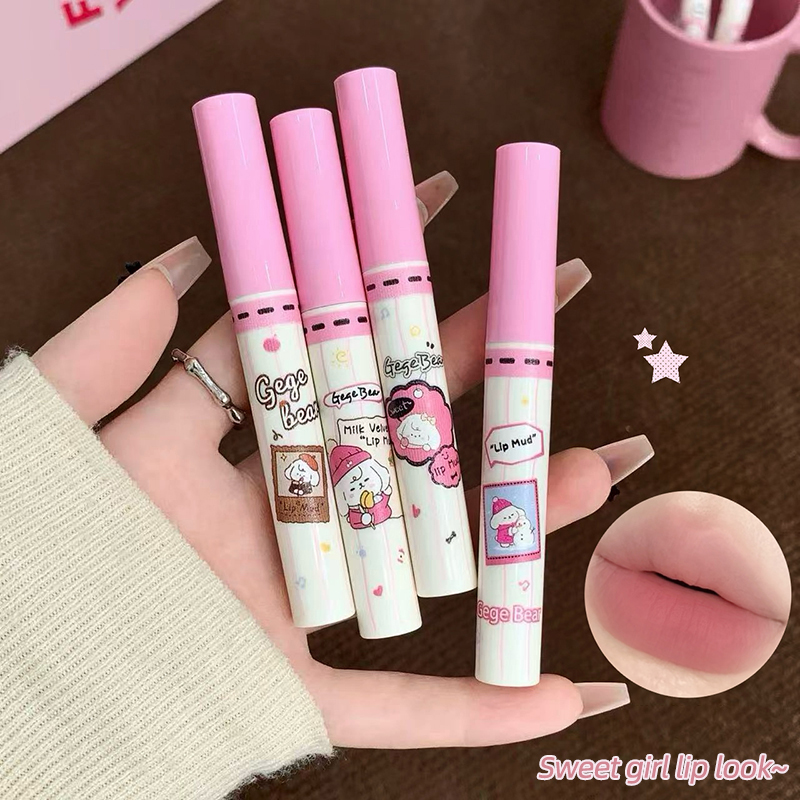 게게베어 6종 벨벳 립 머드 세트, 소프트 매트 무스  - Matte Velvet Lip Tint Long Lasting 리뷰 및 가격
