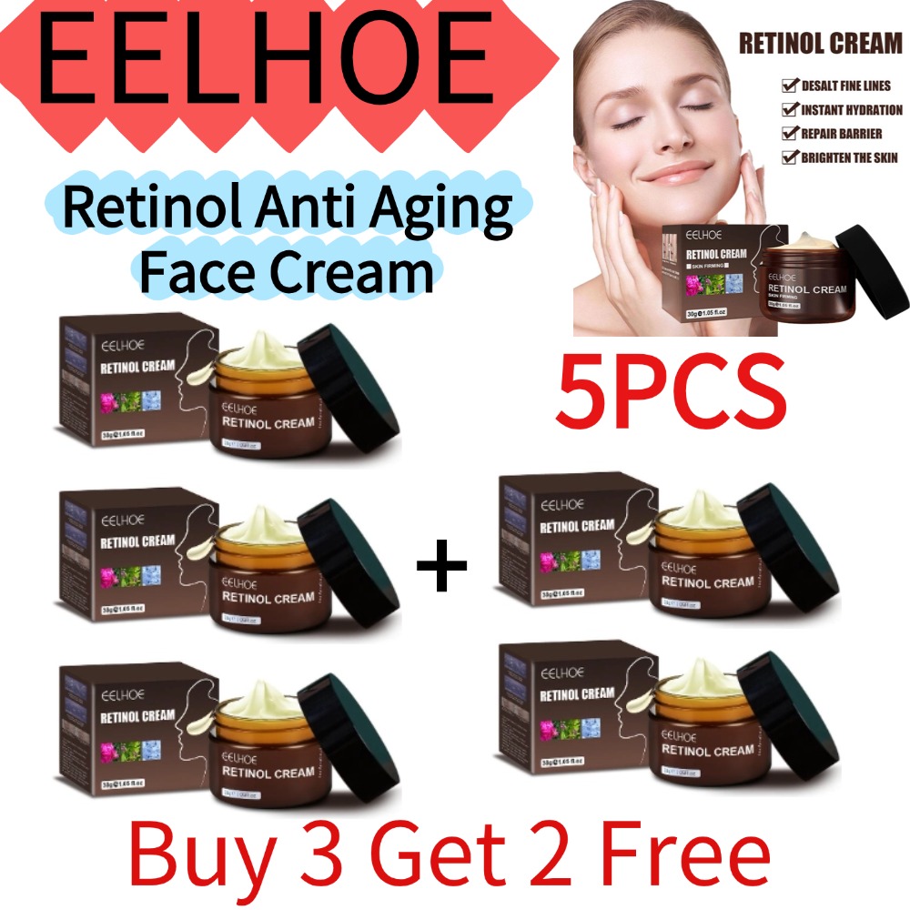 EELHOE 1/2/3/5PCS(3개 구매 시 2개 무 - Retinol Anti Wrinkle Cream 리뷰 및 가격