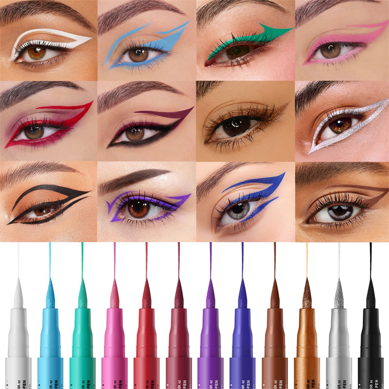 매트 레드 리퀴드 아이라이너 블랙 화이트 아이라이너 메 - Waterproof Liquid Eyeliner Pen 리뷰 및 가격