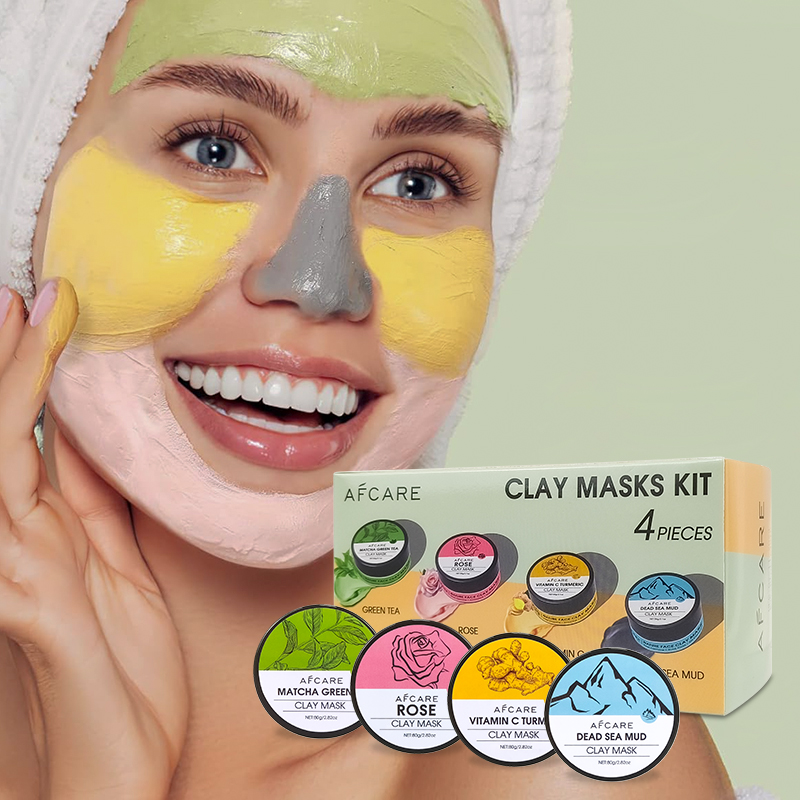 4종 클레이 페이스 마스크 세트 - 강황 비타민 C 사 - Green Tea Cleansing Clay Mask 리뷰 및 가격