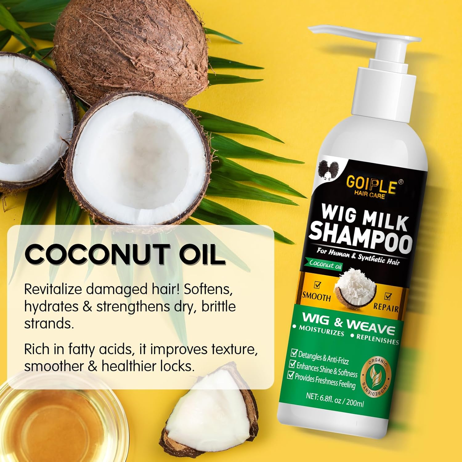 GOIPLE 3 in 1 가발 관리 키트 (샴푸, 컨디 - Hair Care 리뷰 및 가격