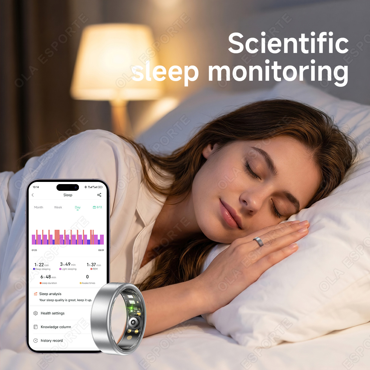 모든 사이즈(6-14)에 맞는 스마트 링. 여성 및 남 - Health Monitors 리뷰 및 가격