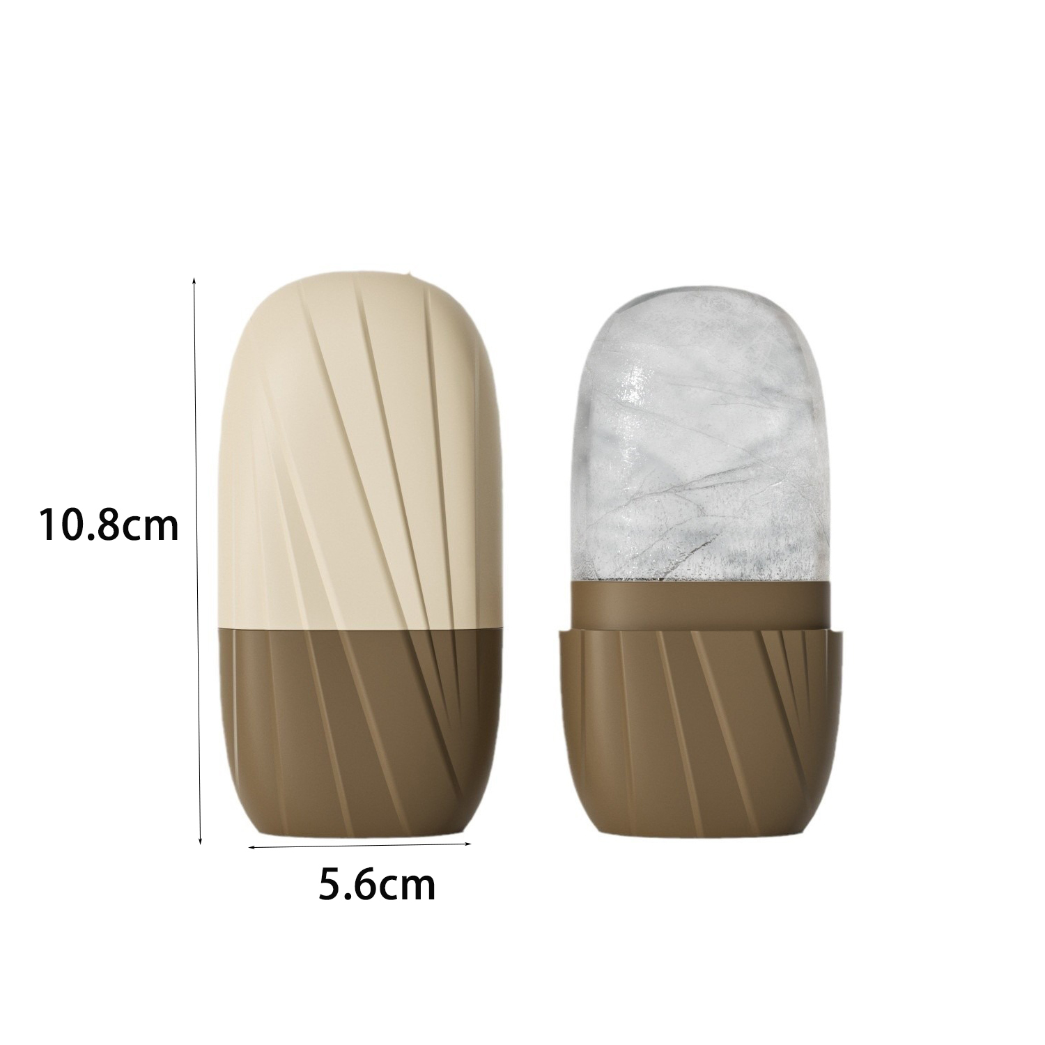 미적 감각의 스트라이프 얼굴 아이스 몰드, 미니멀리스트 - Face Ice Roller Puffiness 리뷰 및 가격