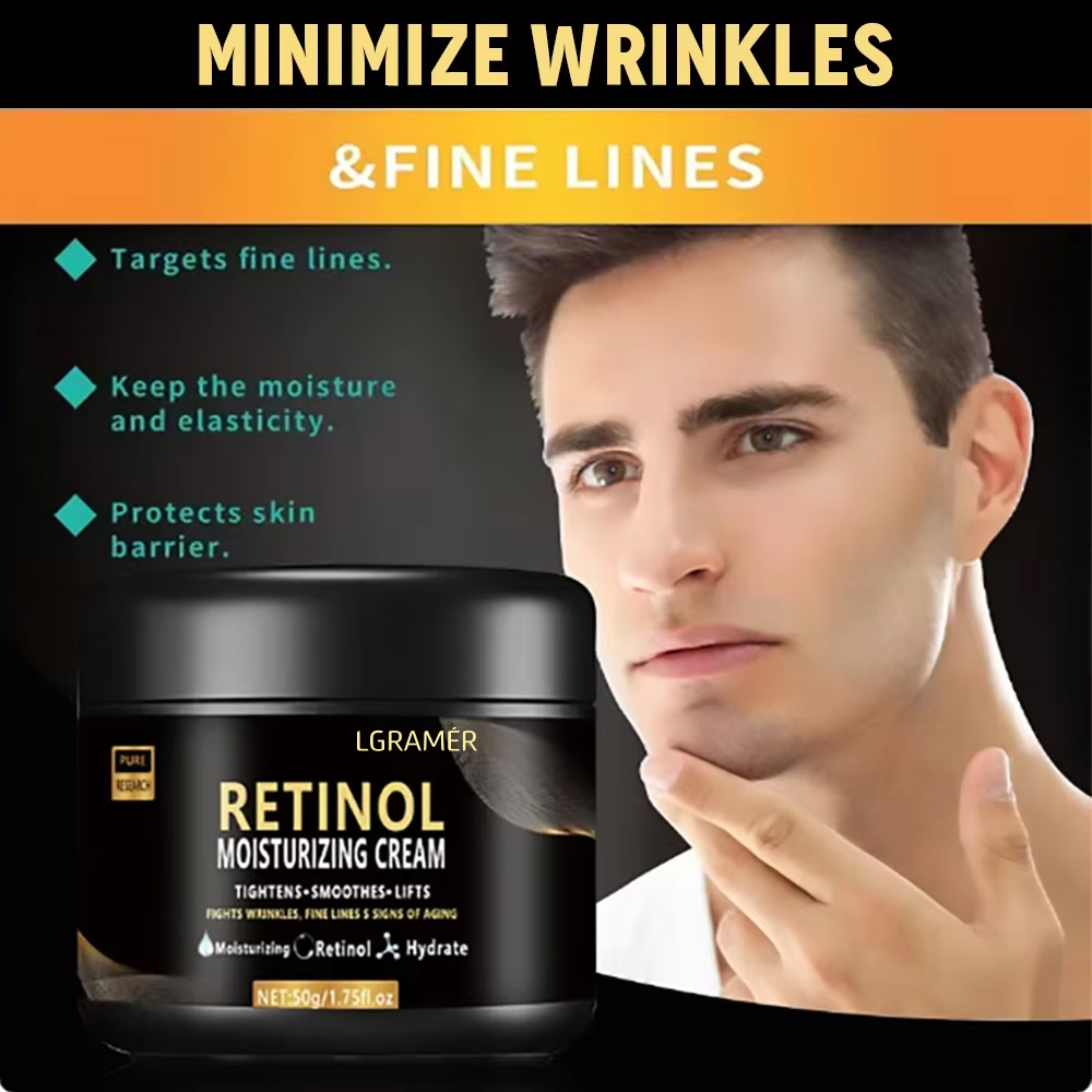 남성용 레티놀 페이스 모이스처라이저 보습 레티놀 크림  - Retinol Anti Wrinkle Cream 리뷰 및 가격