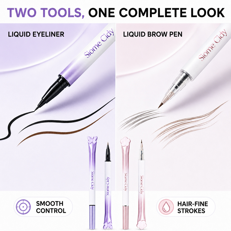 시오메 시디 4종 리퀴드 아이라이너 & 리퀴드 브로우  - Waterproof Liquid Eyeliner Pen 리뷰 및 가격