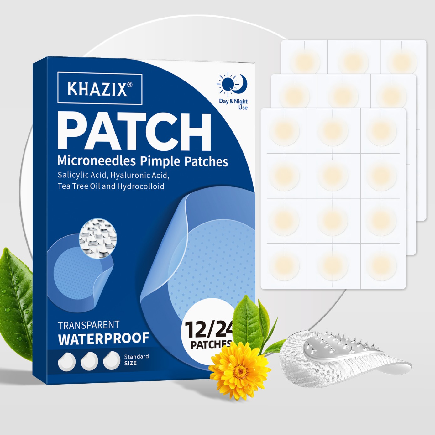 마이크로 니들 여드름 패치 (24팩) 하이드로콜로이드  - Hydrocolloid Pimple Patch 리뷰 및 가격