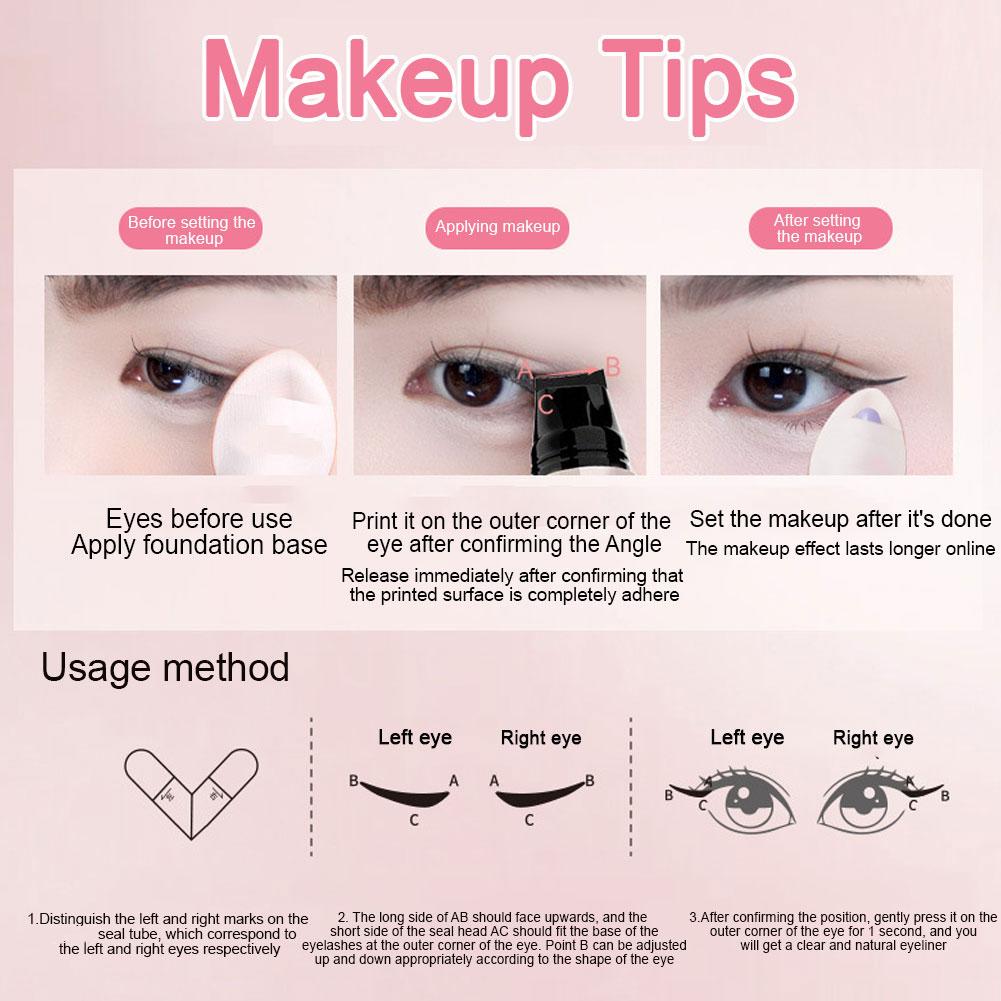 DIY 회전 아이라이너 스탬프 일체형 블랙 브라운 듀얼 - Waterproof Liquid Eyeliner Pen 리뷰 및 가격