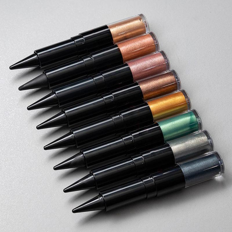 2 in1 다채로운 액체 아이섀도 다이아몬드 샤이니 아 - Waterproof Liquid Eyeliner Pen 리뷰 및 가격