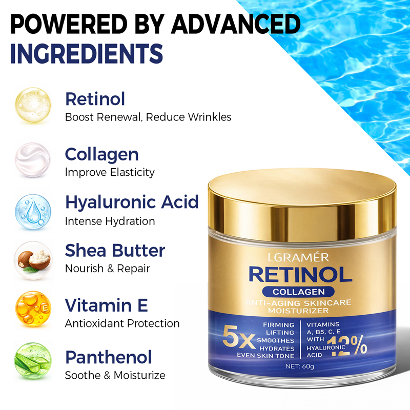 레티놀 페이스 크림 모이스춰라이징 링클 리무버 콜라겐  - Retinol Anti Wrinkle Cream 리뷰 및 가격