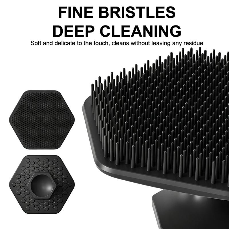 실리콘 미니 페이셜 클렌징 브러쉬, 딥 클린 면도 마사 - Silicone Face Scrubber Electric 리뷰 및 가격