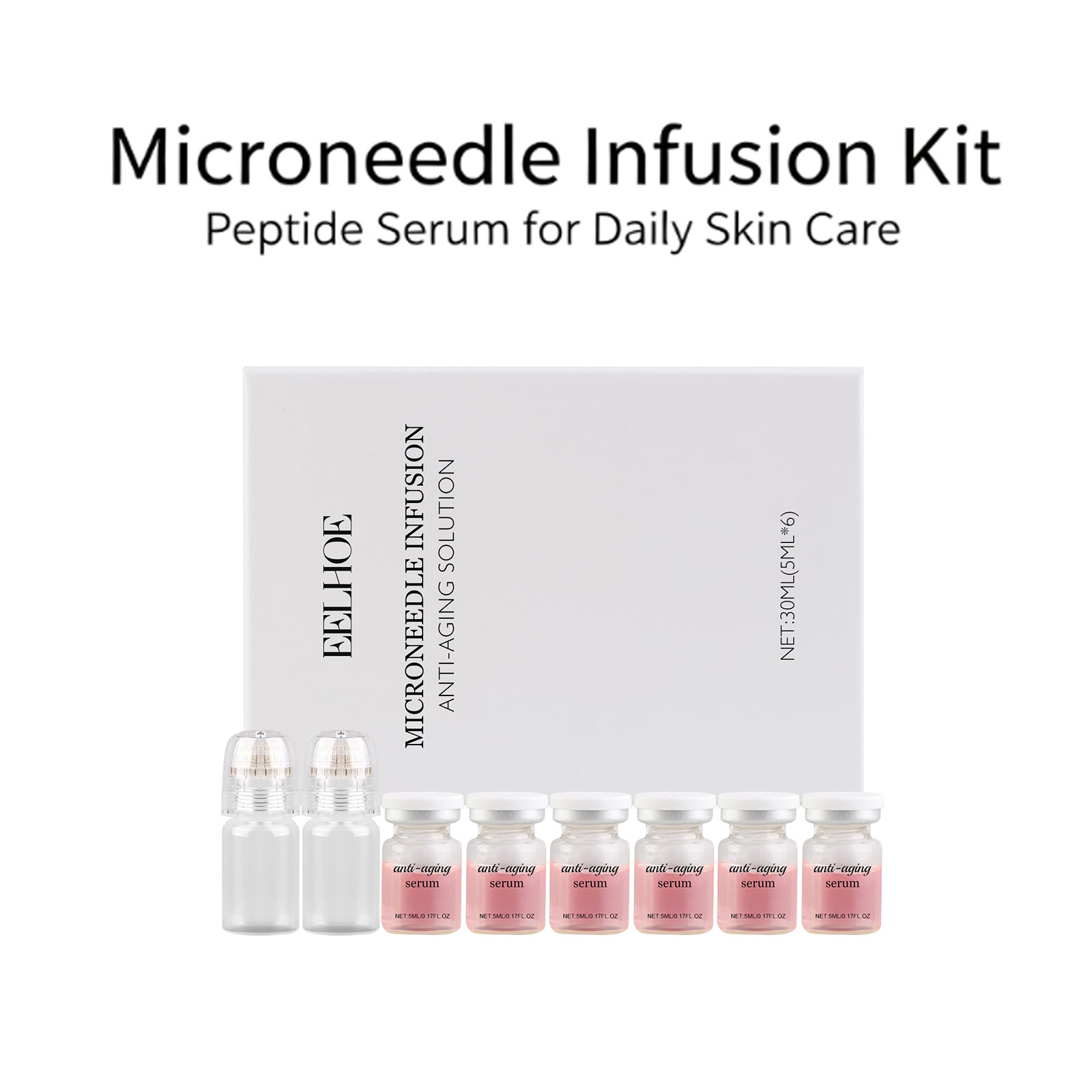 0.2mm 미세침 세럼 키트, 콜라겐 함유, 매끄러운  - Hyaluronic Acid Facial Serum 리뷰 및 가격